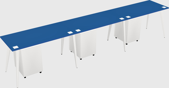 Modern rectangular office desk