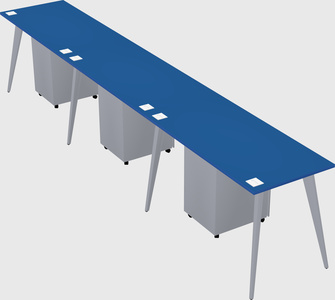 Modern rectangular office desk