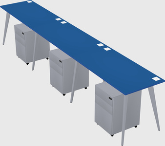 Modern rectangular office desk