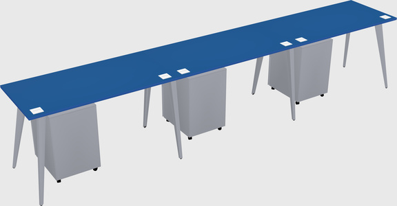 Modern rectangular office desk