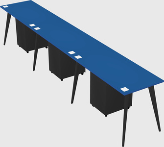 Modern rectangular office desk