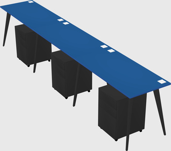 Modern rectangular office desk