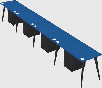Modern rectangular office desk