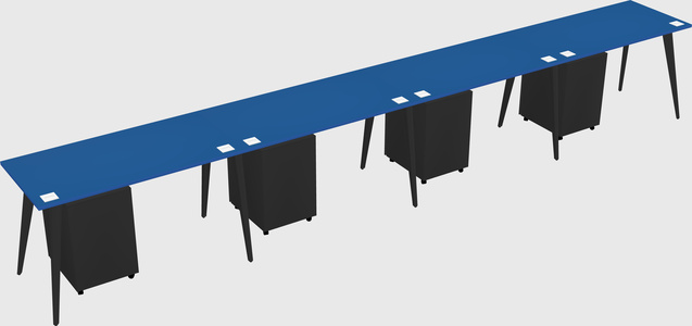 Modern rectangular office desk