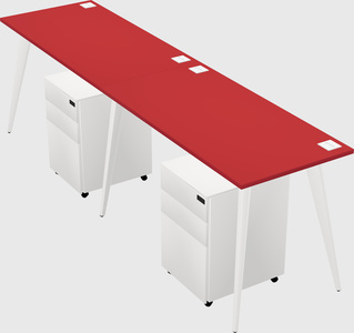 Modern rectangular office desk