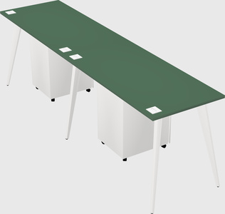 Modern rectangular office desk
