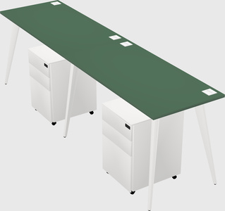 Modern rectangular office desk