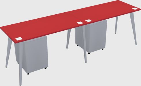 Modern rectangular office desk
