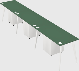 Modern rectangular office desk