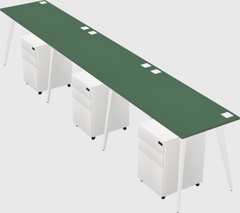 Modern rectangular office desk