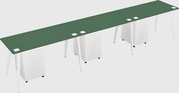 Modern rectangular office desk