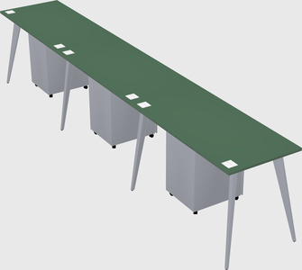Modern rectangular office desk