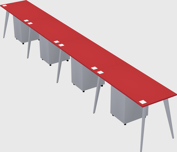 Modern rectangular office desk