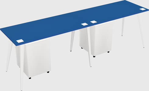 Modern rectangular office desk