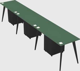 Modern rectangular office desk