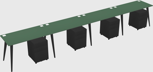 Modern Rectangular Office Desk