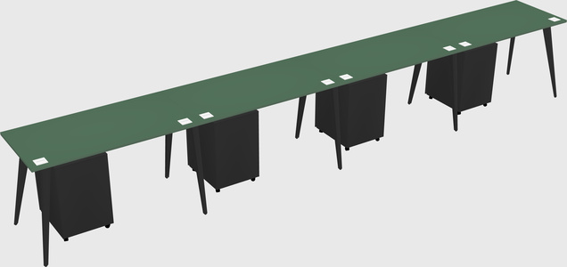 Modern rectangular office desk