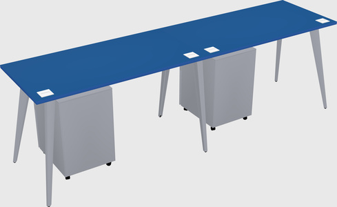 Modern rectangular office desk