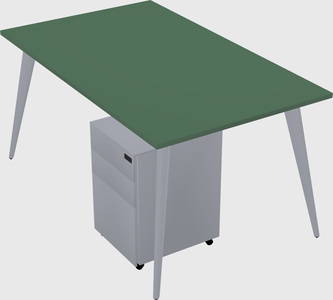 Modern rectangular office desk