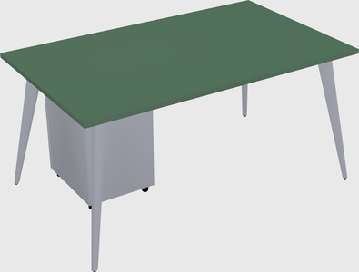 Modern rectangular office desk