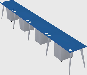 Modern rectangular office desk