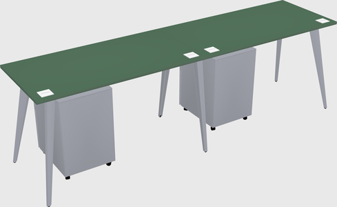 Modern rectangular office desk