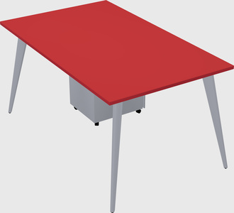 Modern rectangular office desk