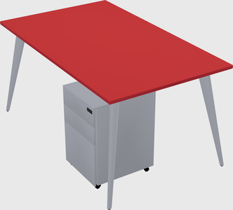 Modern rectangular office desk