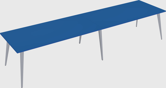 Modern rectangular office desk