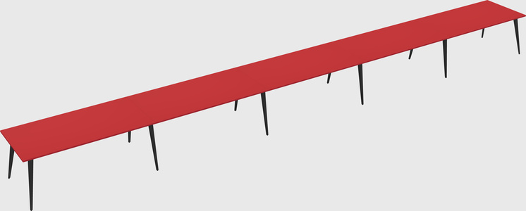 Modern rectangular office desk