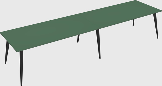 Modern rectangular office desk