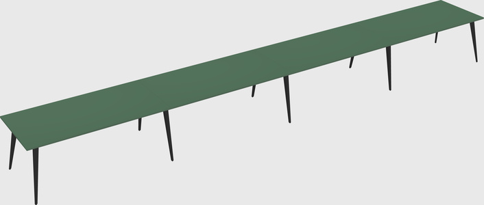 Modern rectangular office desk