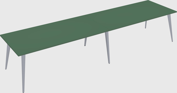 Modern rectangular office desk
