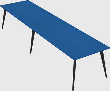 Modern rectangular office desk