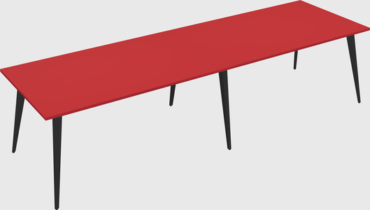 Modern rectangular office desk