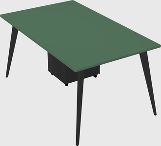 Modern rectangular office desk