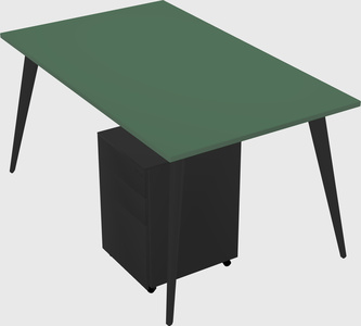Modern rectangular office desk