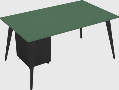 Modern rectangular office desk