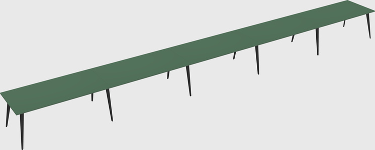 Modern rectangular office desk