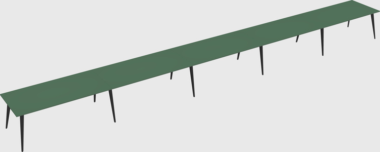 Modern rectangular office desk