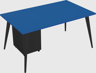 Modern rectangular office desk