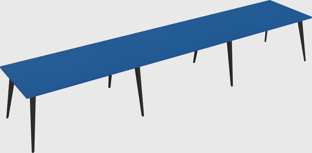 Modern rectangular office desk