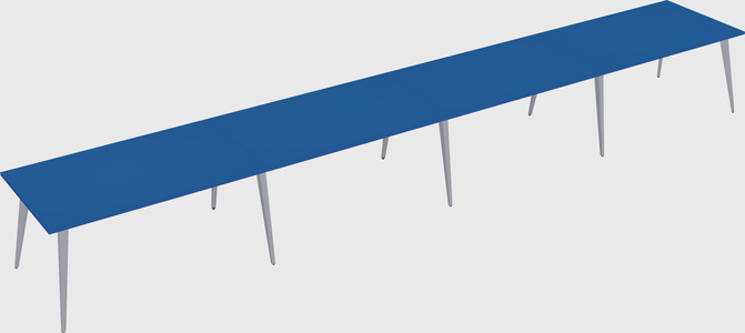 Modern rectangular office desk