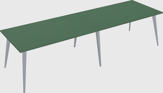 Modern rectangular office desk