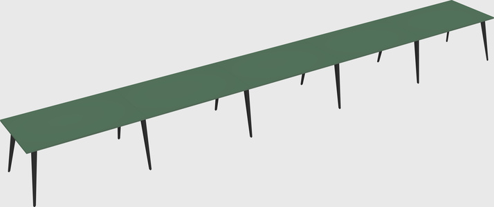 Modern rectangular office desk