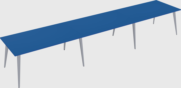 Modern rectangular office desk