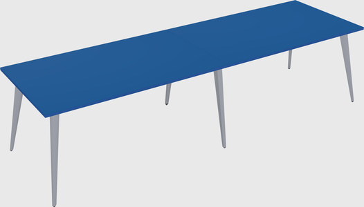 Modern rectangular office desk