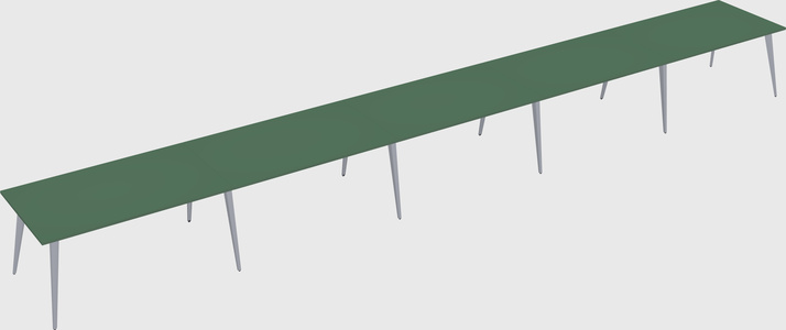 Modern rectangular office desk