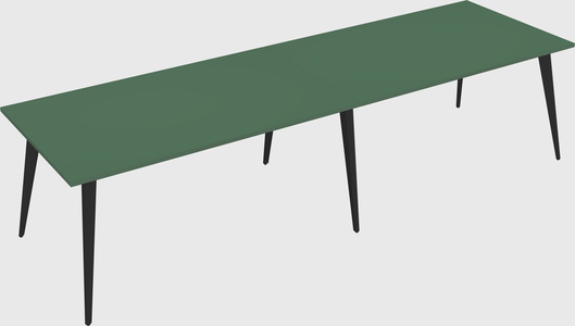 Modern rectangular office desk