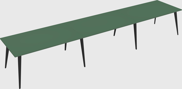 Modern rectangular office desk